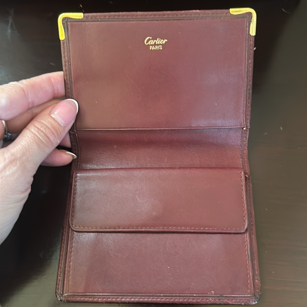 GUC Vintage Cartier zipper clutch, wallet and Cartier shopping bag!!! - Picture 5 of 8